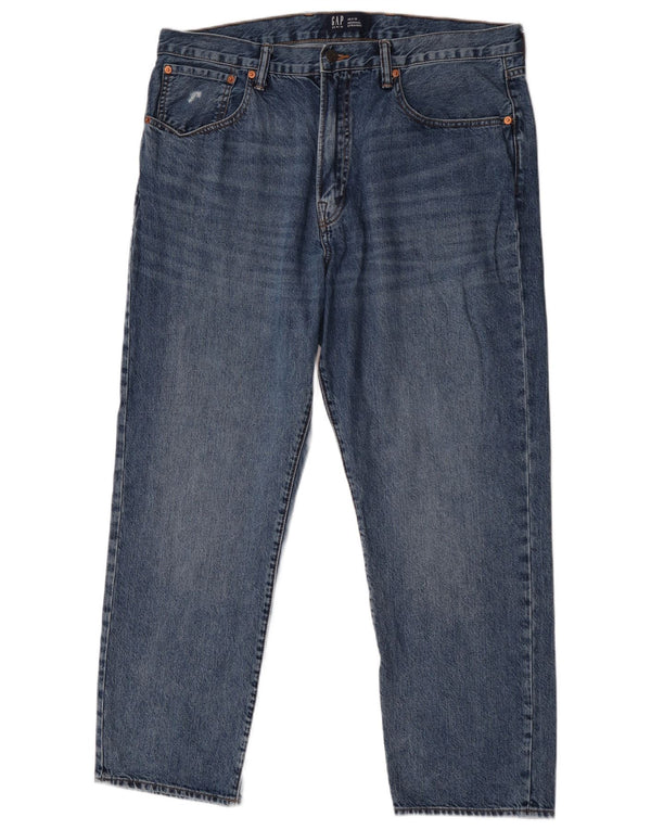 Gap Mens Originals Straight Jeans W38 L32 Blue Cotton