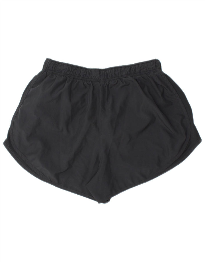 NIKE Womens Dri Fit Sport Shorts UK 12 Medium  Black Polyester