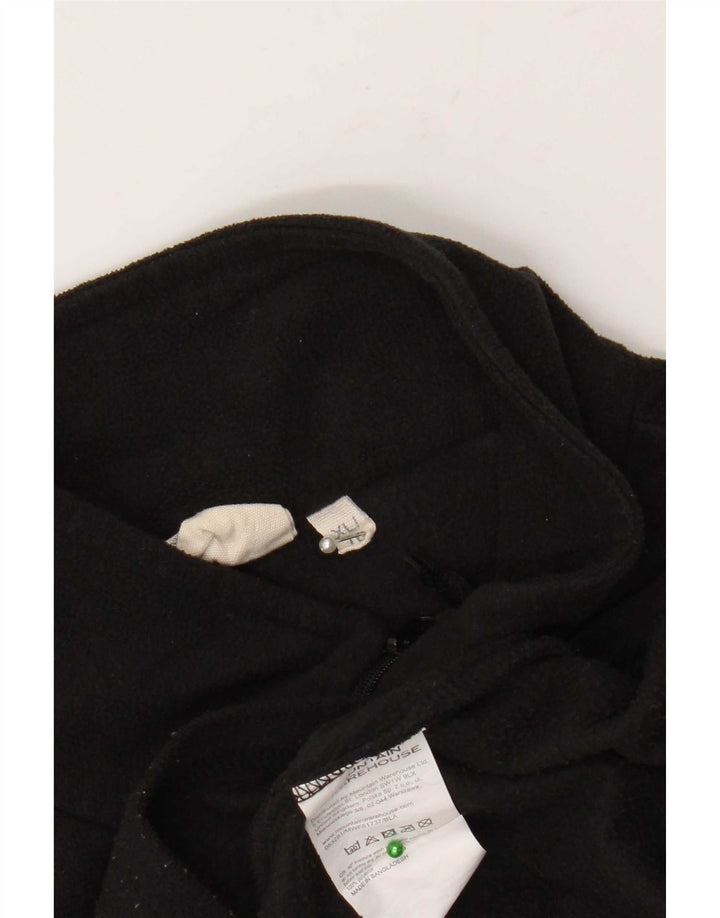 Jumper pentru bărbați Mountain Warehouse, din lână, cu fermoar, XL, poliester negru