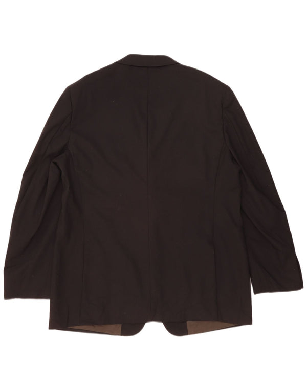 Marks & Spencer jachetă pentru bărbați cu 2 nasturi, UK 46 XL, lână neagră