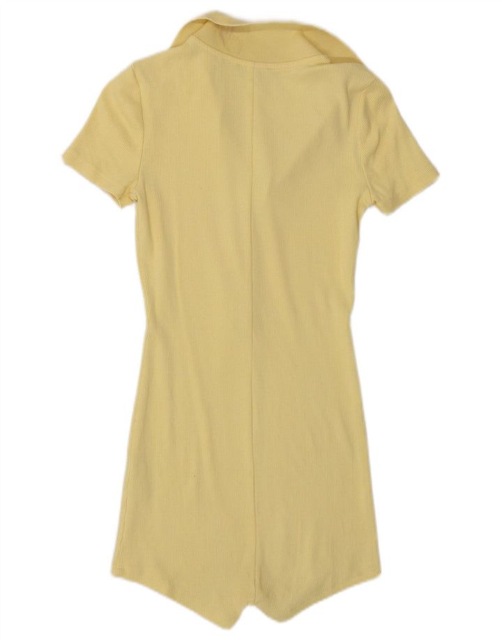 Costum pentru femei Zara cu mânecă scurtă UK 8 Small Yellow
