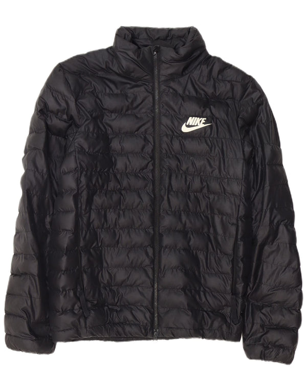 Jachetă căptușită pentru bărbați Nike UK 36 Poliester negru mic
