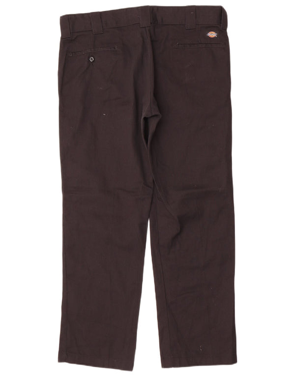 Pantaloni chino slim drepti pentru bărbați Dickies W36 L30 poliester negru