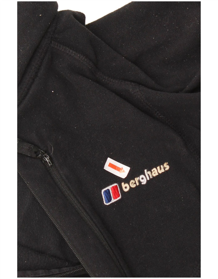 Jumper pentru bărbați Berghaus, din lână, cu fermoar, 2XL, poliester negru