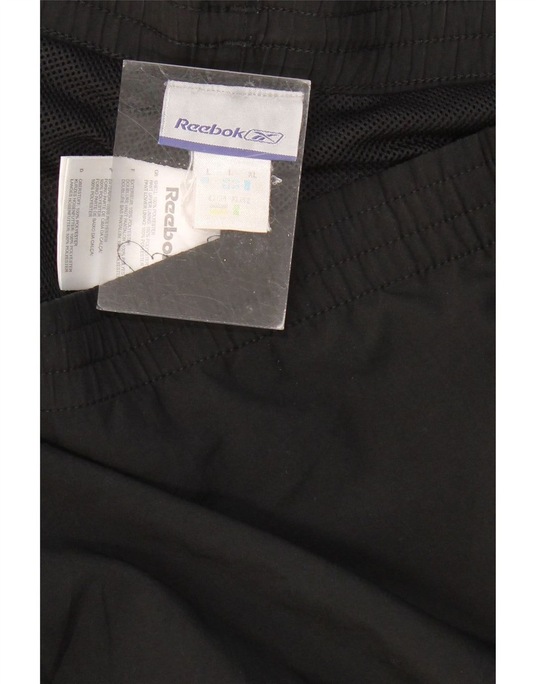 Pantaloni de trening REEBOK pentru bărbați, mari, negru, poliester