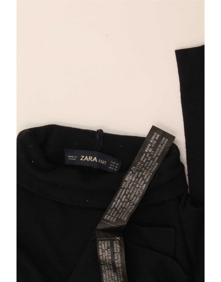 Bluză pentru femei Zara UK 12 Medium Bleumarin Modal