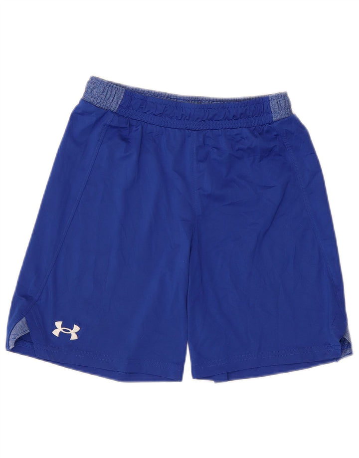Pantaloni scurți sport Under Armour pentru băieți 9-10 ani, albastru mediu