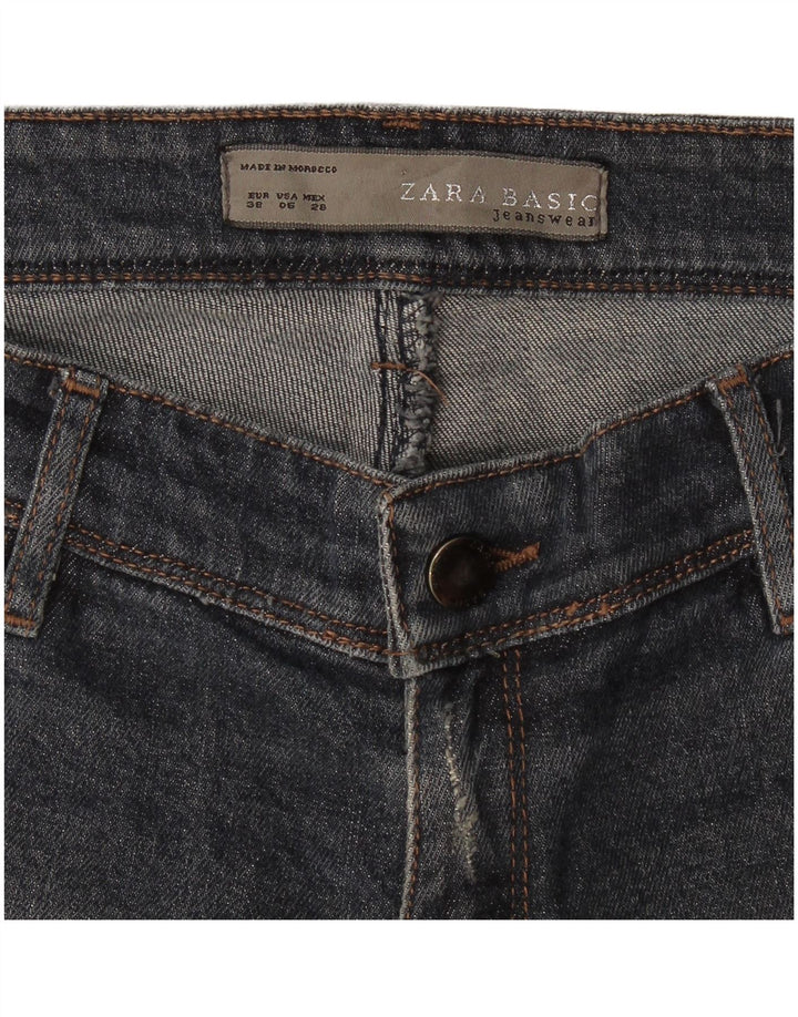 Blugi evazați pentru femei Zara EU 38 Mici W28 L31 Bleumarin