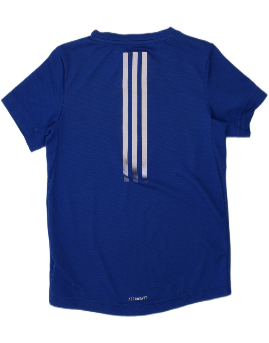ADIDAS Boys Aeroready T-Shirt Top 7-8 Years Blue Polyester Vintage Adidas and Second-Hand Adidas from Messina Hembry 