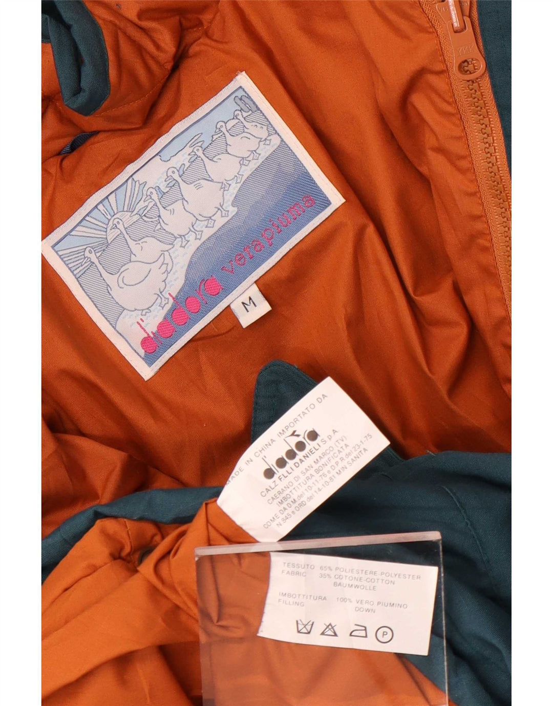 Jachetă Diadora pentru bărbați UK 38 Poliester verde mediu