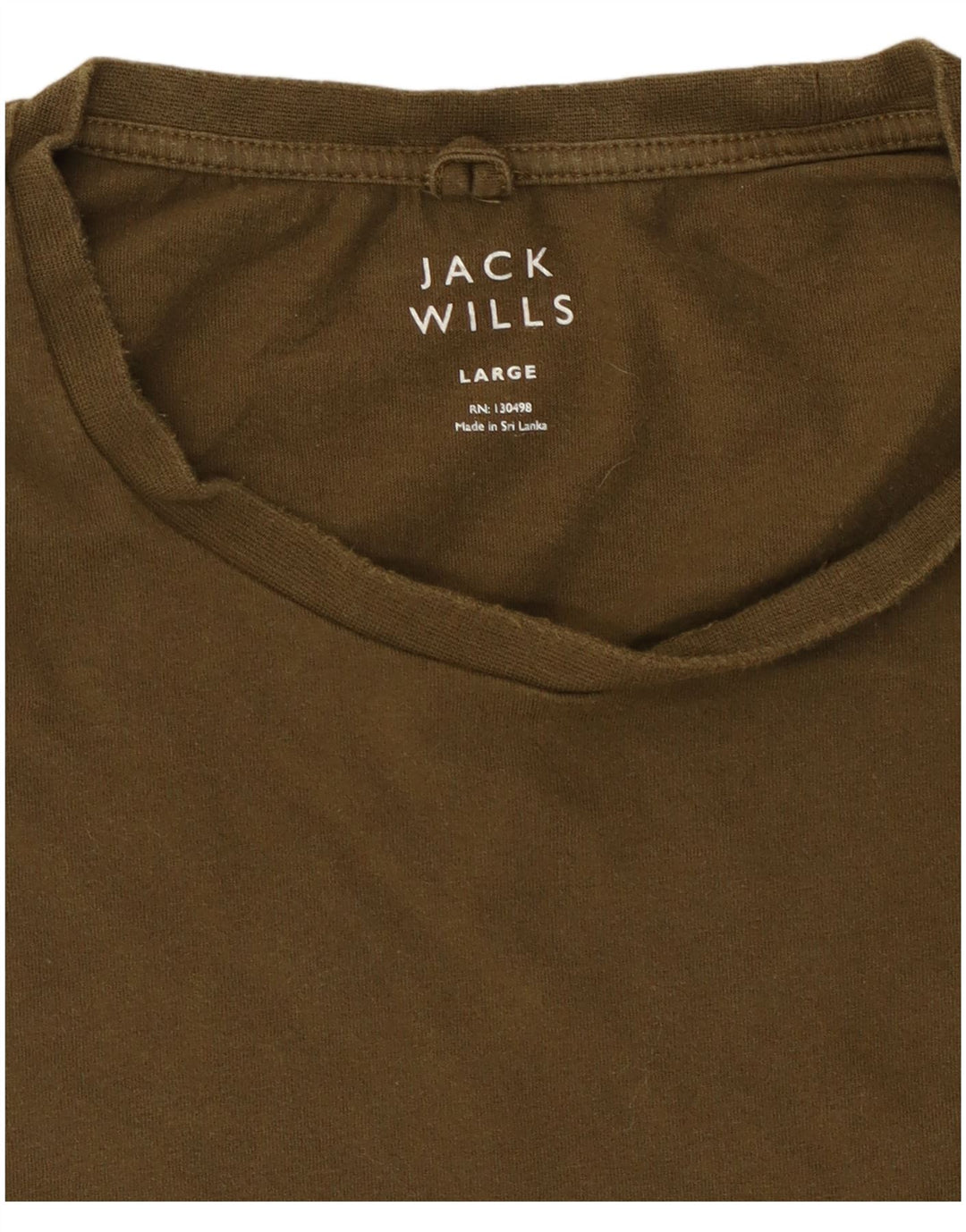 Tricou Jack Wills pentru bărbați Top mare din bumbac kaki