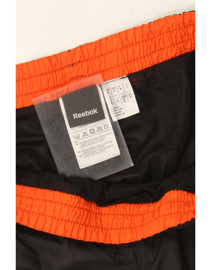 Pantaloni de trening pentru bărbați Reebok Pantaloni de jogging, poliester mediu negru