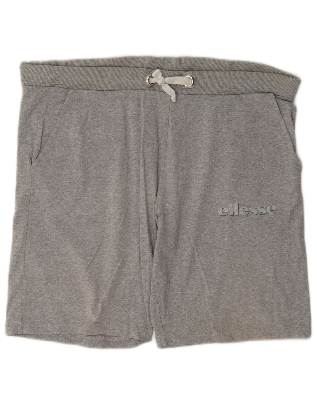 Pantaloni scurți sport Ellesse pentru bărbați, mari, gri, bumbac