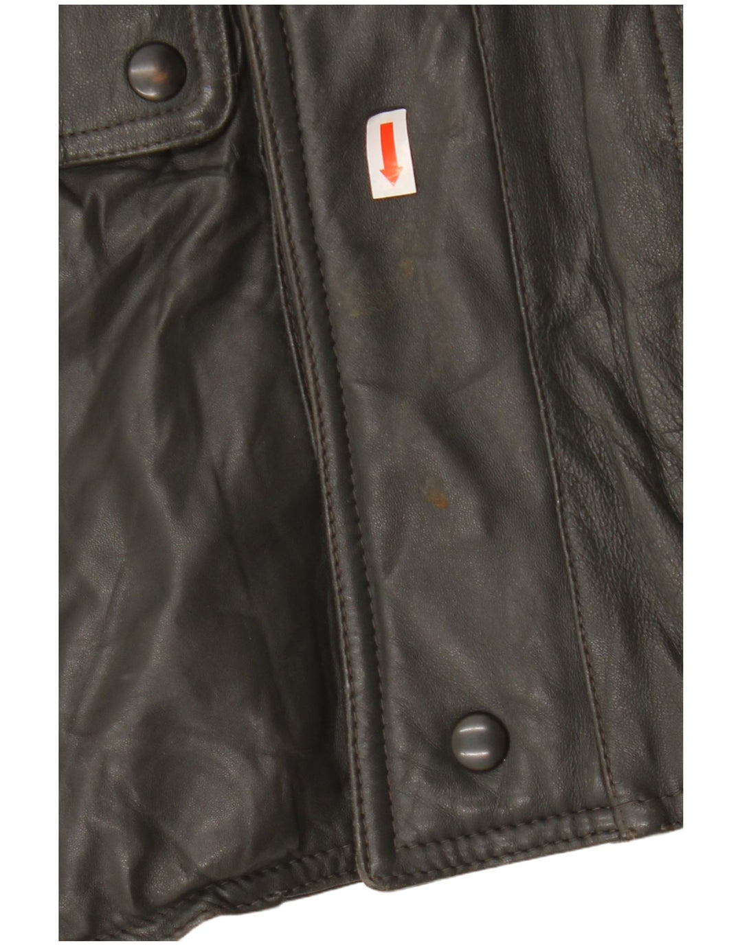 Jachetă militară din piele vintage pentru bărbați UK 38, gri mediu