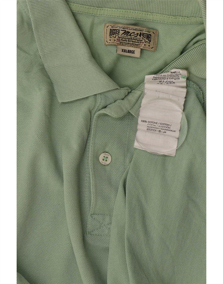Tricou polo Marlboro Classics pentru bărbați 2XL, bumbac verde