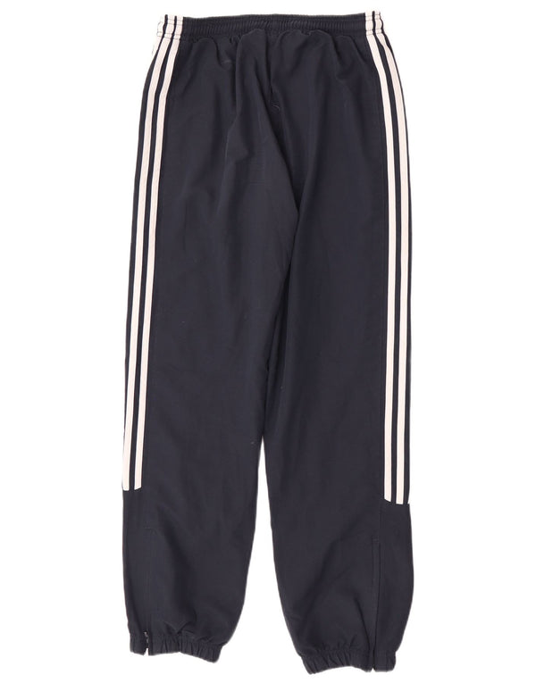Pantaloni de trening Adidas pentru femei Joggeri UK 14 Poliester mediu bleumarin