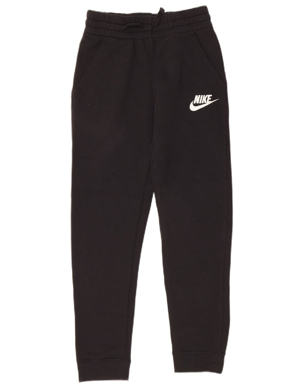 Pantaloni de trening NIKE Băieți Joggeri 10-11 ani Bumbac negru mediu