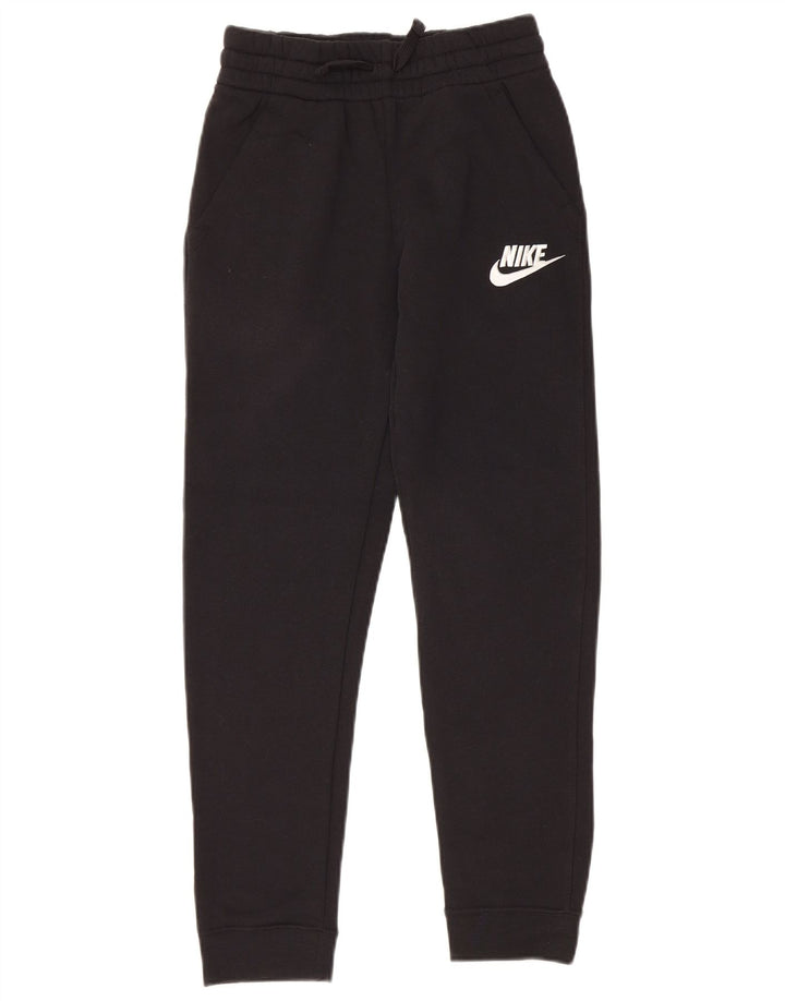 Pantaloni de trening NIKE Băieți Joggeri 10-11 ani Bumbac negru mediu