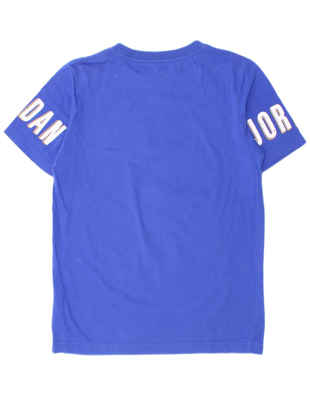 Jordan Boys Graphic T-Shirt Top 10-11 Years Medium Blue Cotton