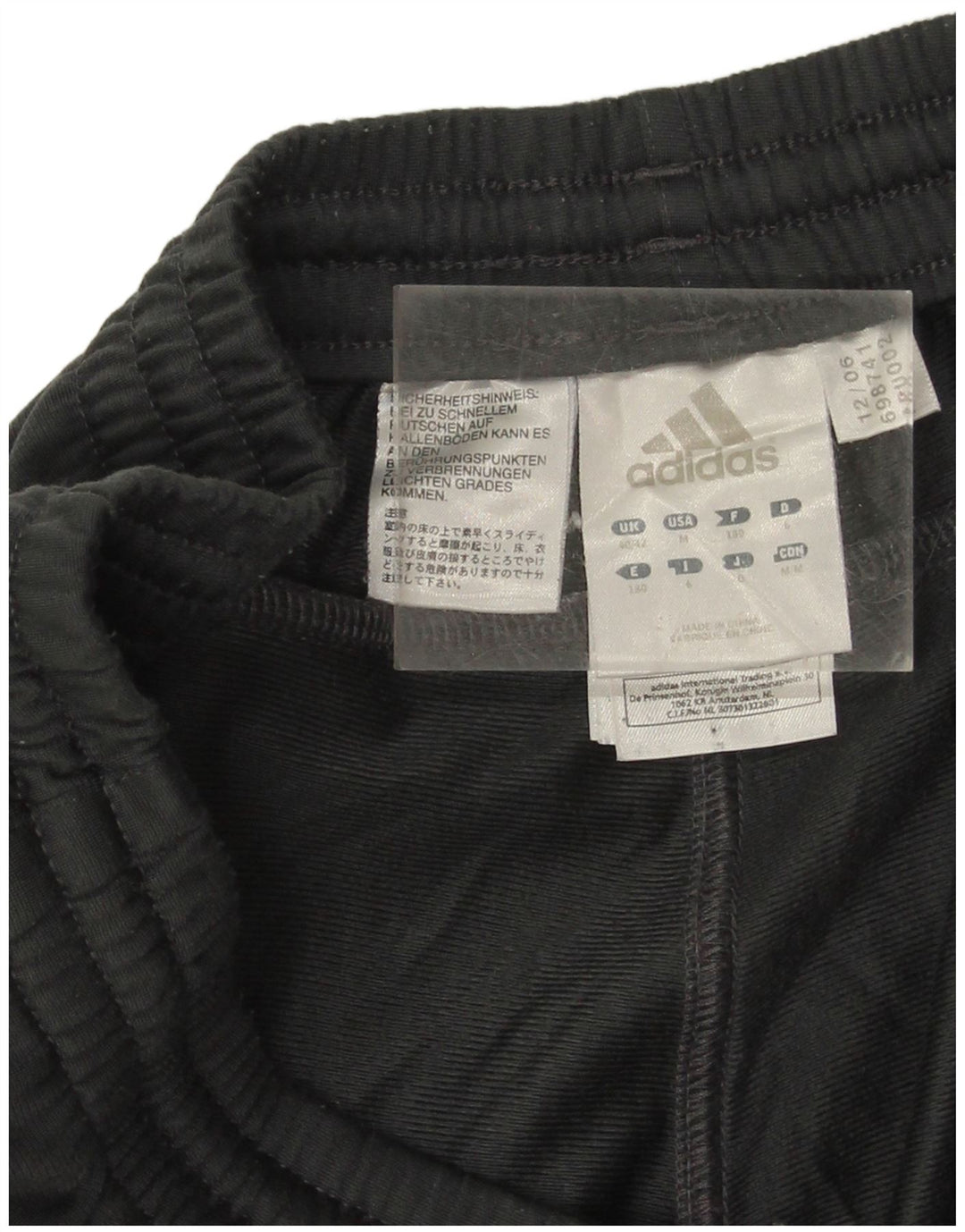 Pantaloni de trening Adidas pentru bărbați Marea Britanie 40/42 Gri mediu Poliester color bloc
