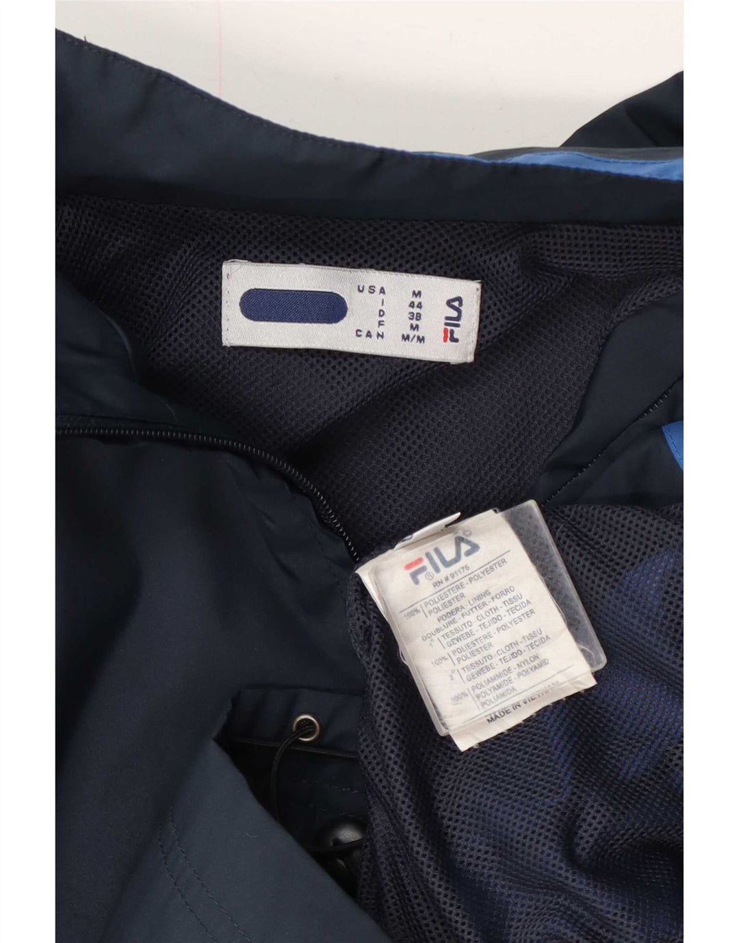 Jachetă de top pentru trening Fila pentru femei IT 44 Medium Bleumarin Colorblock