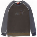 Hanorac grafic pentru bărbați Puma Pulover mediu albastru bleumarin, bloc de culoare