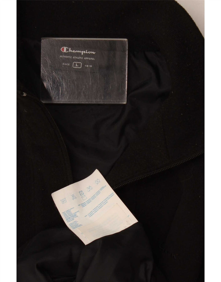 Jachetă fleece pentru bărbați Champion UK 40, mare, negru, poliester