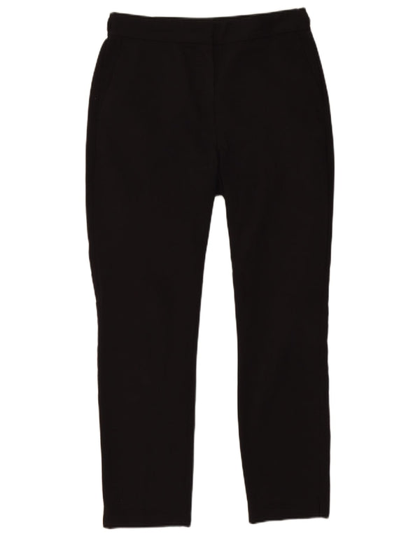 Pantaloni chino slim pentru femei Zara Mediu L28 L26 Bumbac negru