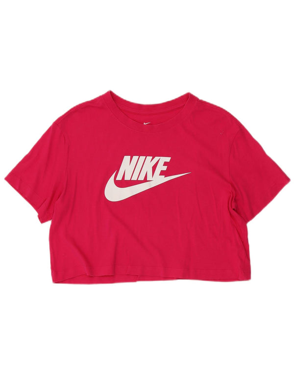Tricou grafic supradimensionat pentru femei Nike Top UK 10 Small Pink