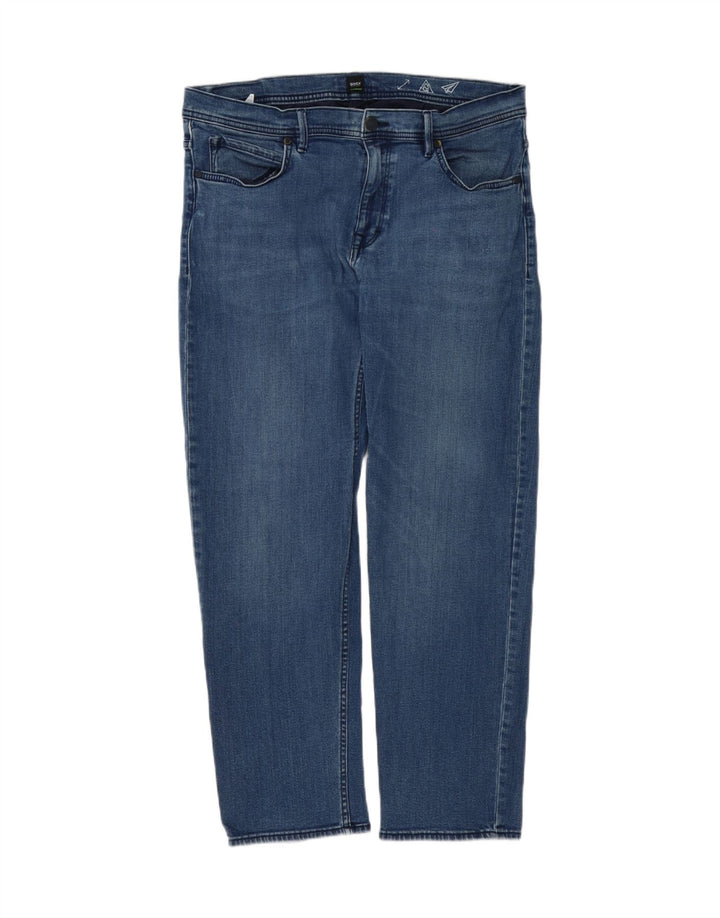 Blugi slim pentru bărbați Hugo Boss W36 L30 Bumbac albastru