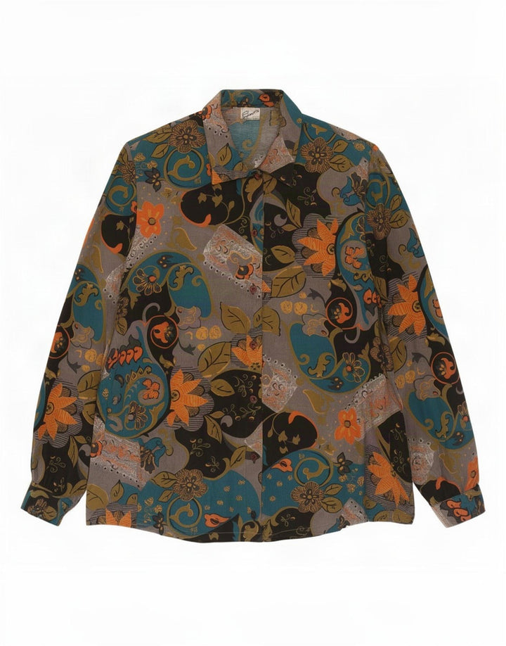 Bluză cămașă pentru femei Primavera Firenze UK 12 Medium Multicolor Floral