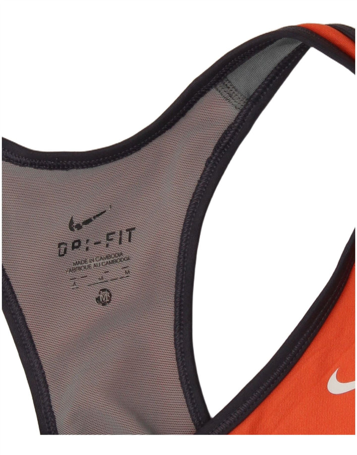 Vesta Nike Dri Fit pentru femei UK 12 Poliester portocaliu mediu