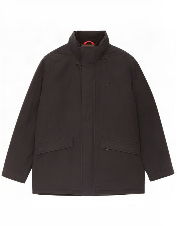 Gant Mens Hooded Jacket UK 42 XL Black Poliester