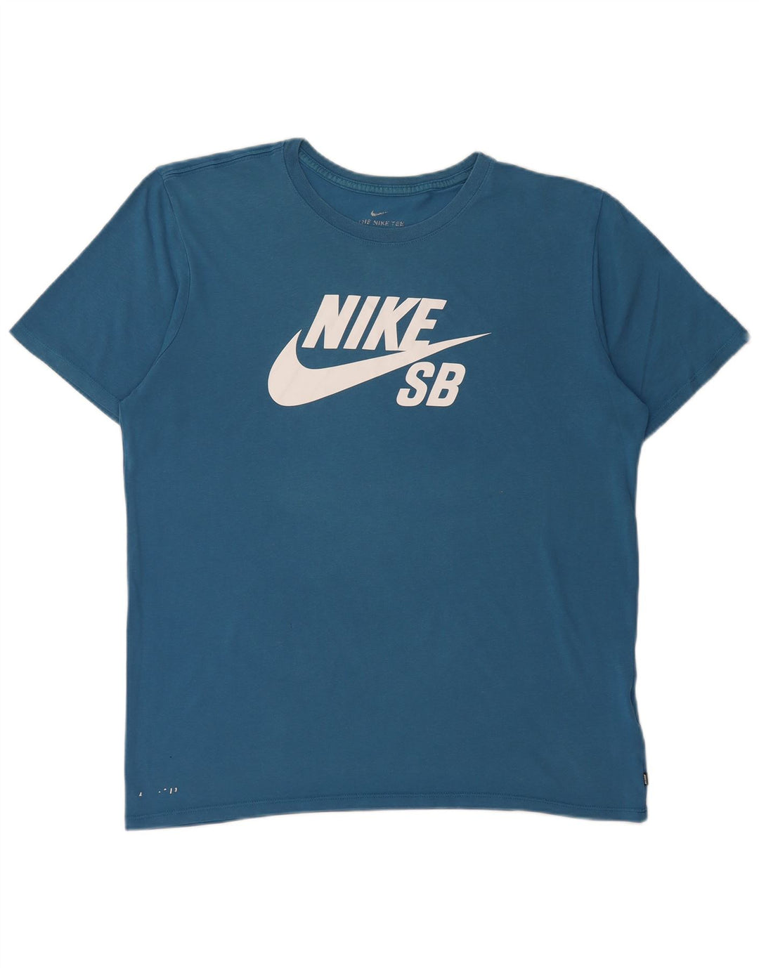 Tricou grafic NIKE pentru bărbați cu croială atletică Top mare, albastru, bumbac