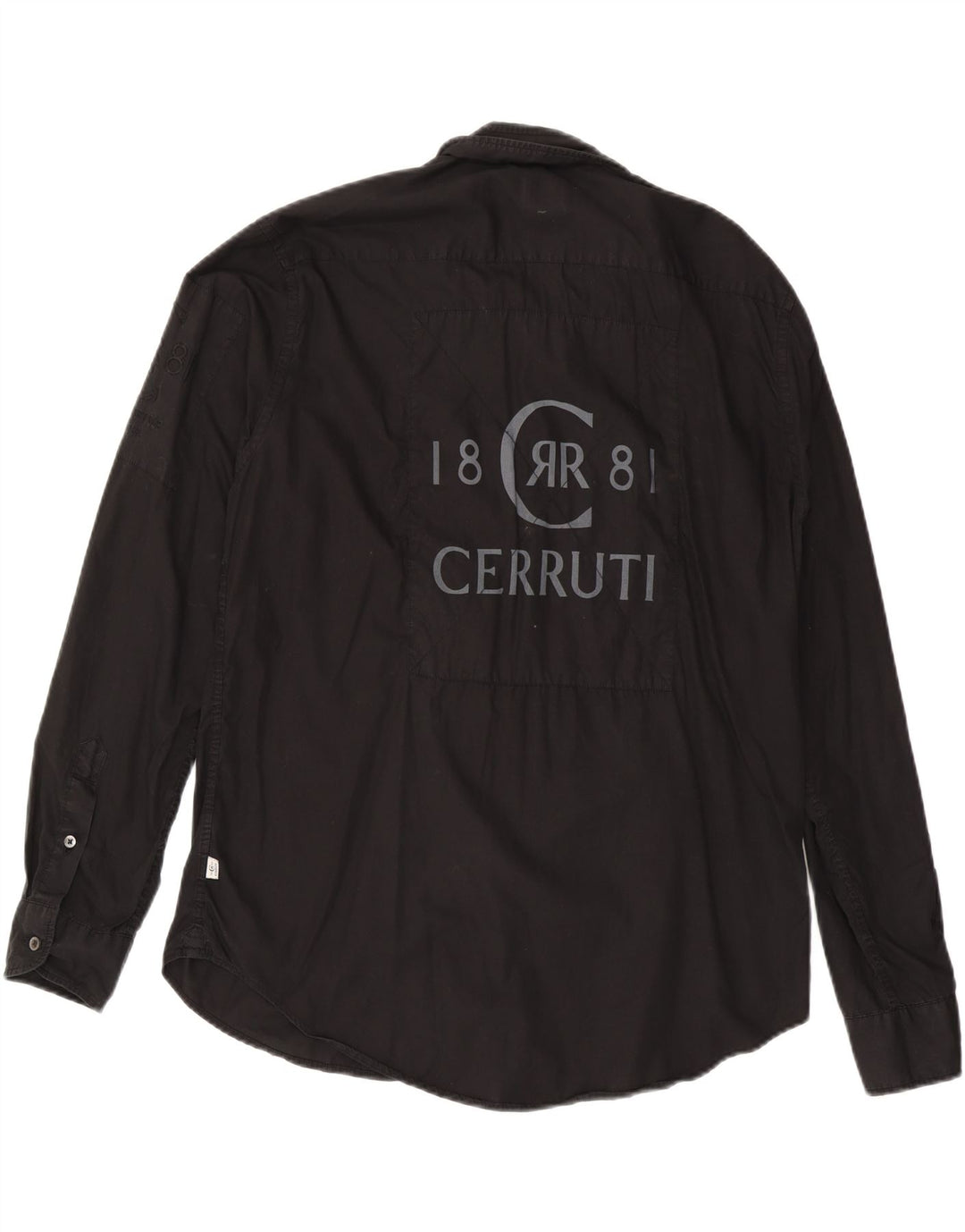 Cămașă grafică pentru bărbați CERRUTI 1881 XL Negru