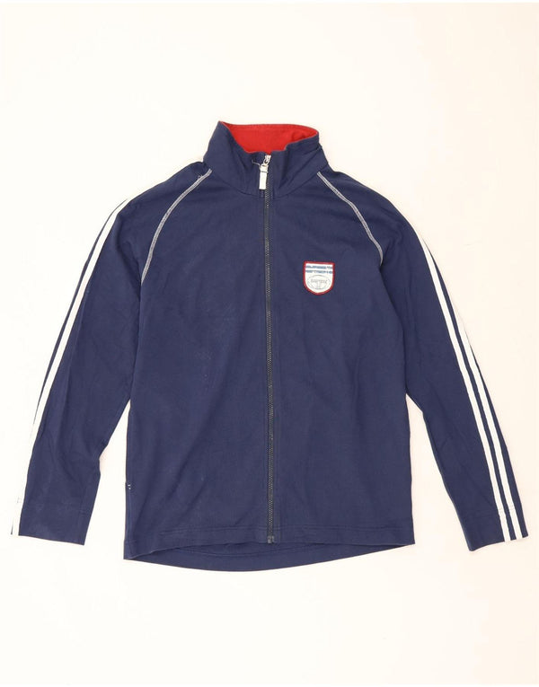 Sergio Tacchini Trening grafic pentru bărbați Jachetă mare, albastru bleumarin, bumbac