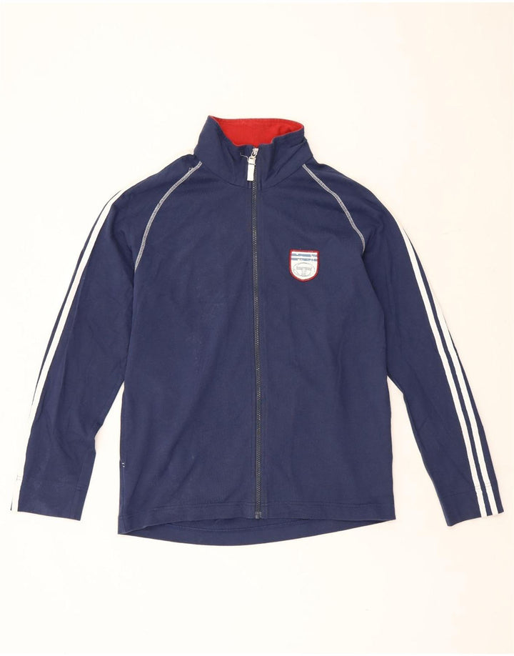 Sergio Tacchini Trening grafic pentru bărbați Jachetă mare, albastru bleumarin, bumbac