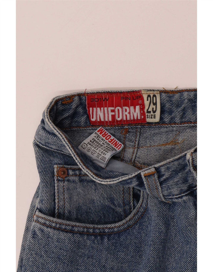 Uniformă Blugi conici pentru femei W29 L28 Albastru