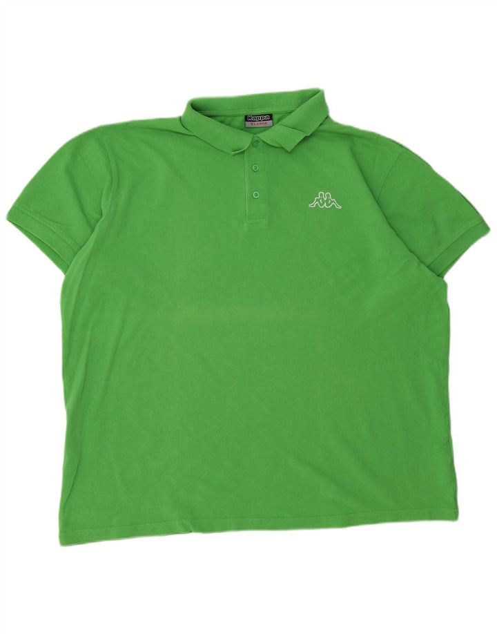 Cămașă polo pentru bărbați KAPPA XL bumbac verde
