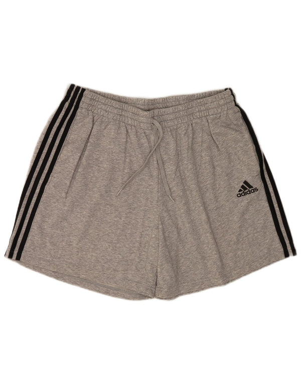 Pantaloni scurți sport pentru bărbați Adidas 2XL bumbac gri