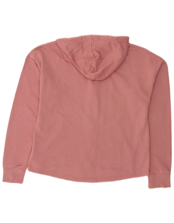 Pulover Puma pentru femei cu fermoar, UK 18 XL, bumbac roz