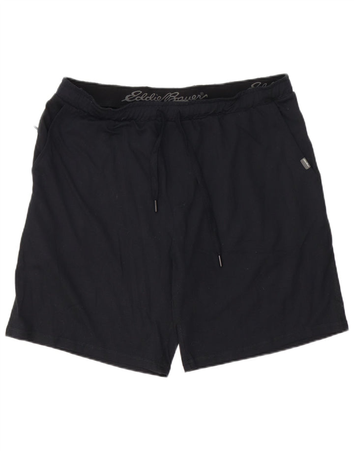 EDDIE BAUER Pantaloni scurți sport pentru bărbați, mari, negru, poliester