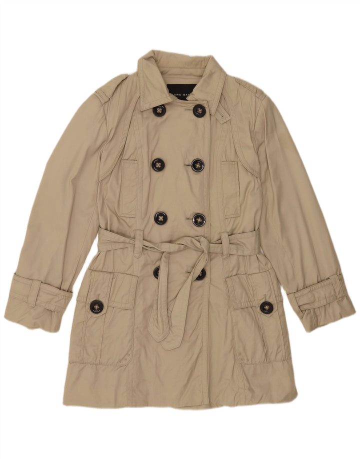 Trenci pentru femei Zara UK 16 mare, bej, nailon