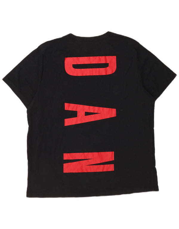 Tricou grafic Jordan pentru bărbați Top XL bumbac negru