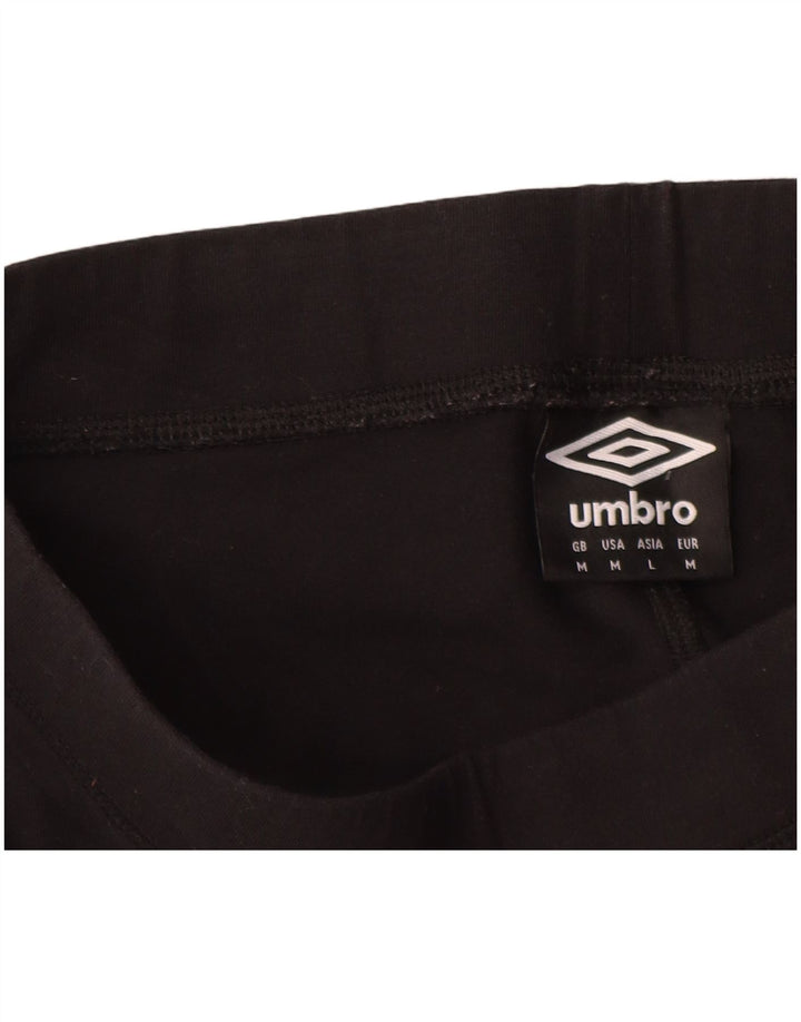 Jambiere grafice pentru femei Umbro UK 12, bumbac mediu negru