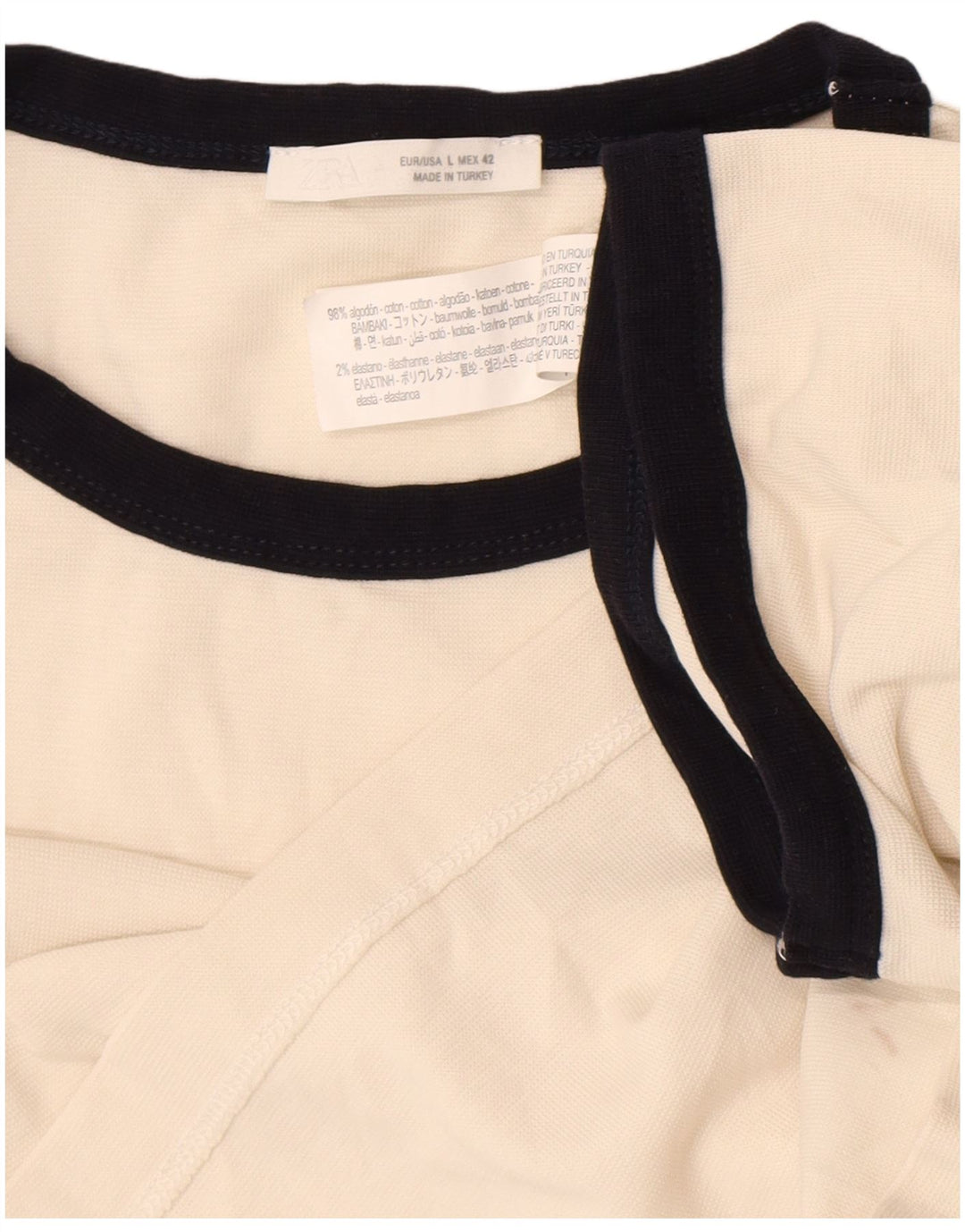 Tricou pentru bărbați Zara Top mare din bumbac alb