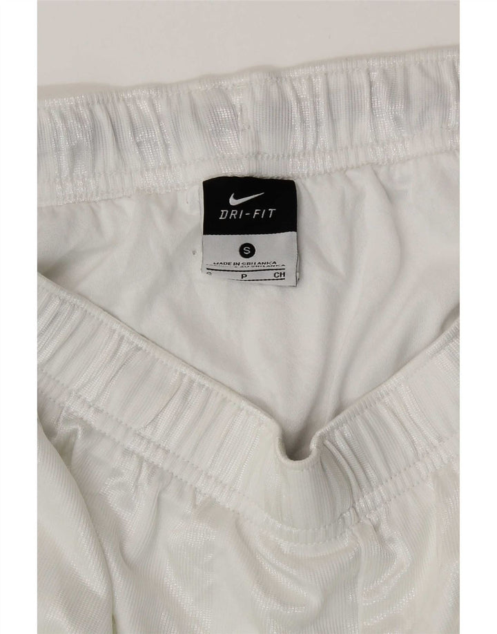 Pantaloni scurți sport Nike Dri Fit pentru bărbați, poliester cu dungi albe mici