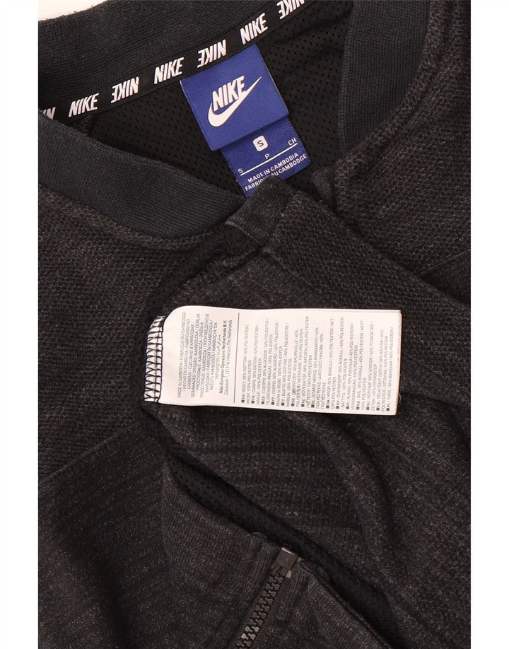 Jachetă de trening pentru bărbați Nike, bumbac cu dungi mici, gri