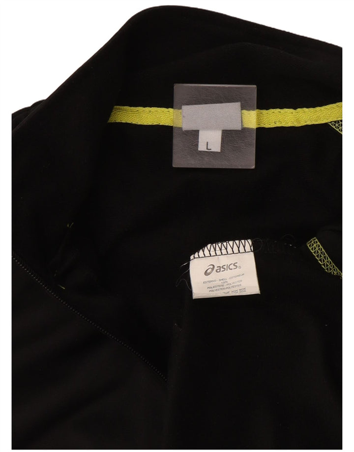 Jachetă de trening pentru femei Asics UK 16 Poliester negru mare