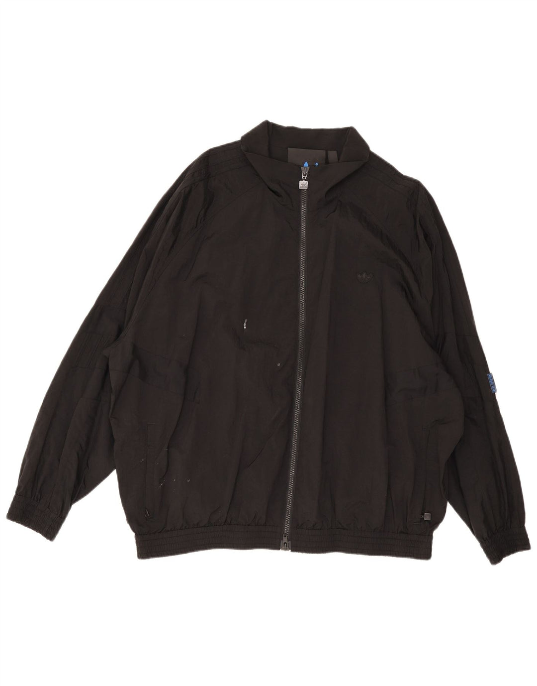 Jachetă de bombardier pentru bărbați Adidas UK 42 XL, neagră, poliamidă